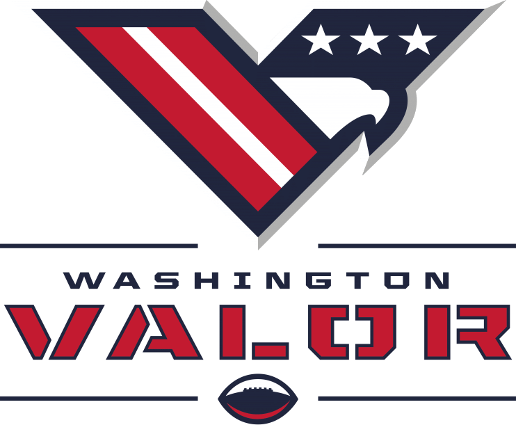 Washington Valor 2017-Pres Primary Logo t shirt iron on transfers